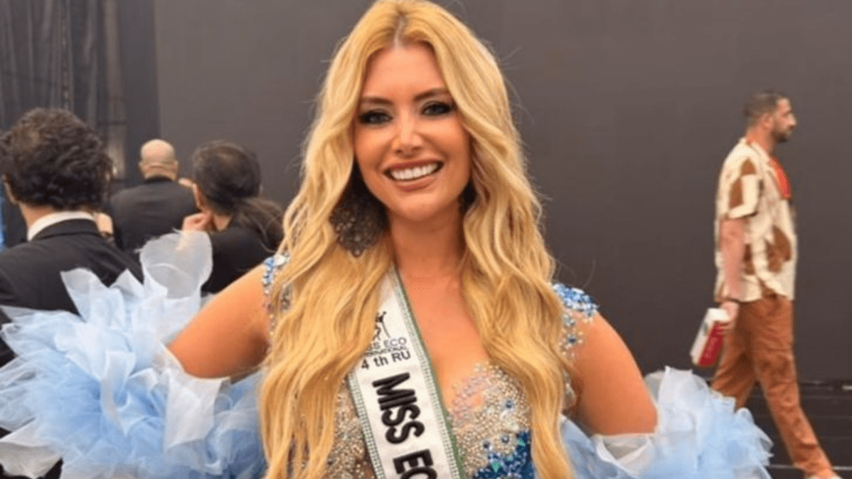Joana Camargo sofre queda ao vivo durante Miss Eco International 2026
