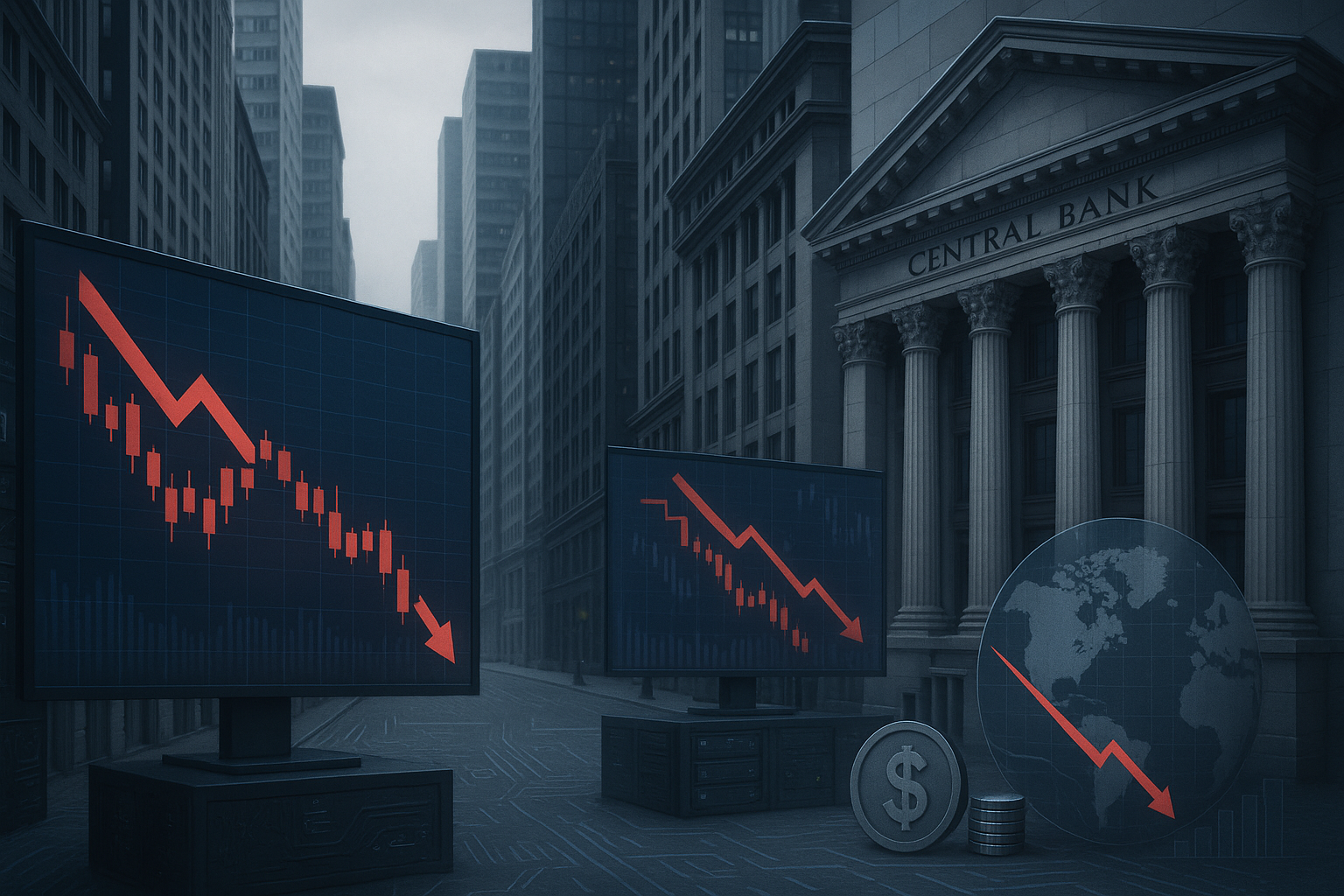 Bolsas de Nova York caem ante decisão do Fed e balanços de techs