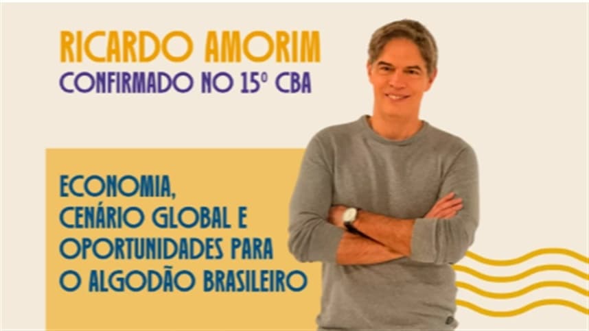 Ricardo Amorim palestrará no Congresso do Algodão em Belo Horizonte