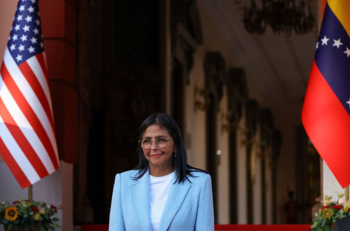 Delcy Rodríguez mira campanha presidencial com apoio dos EUA