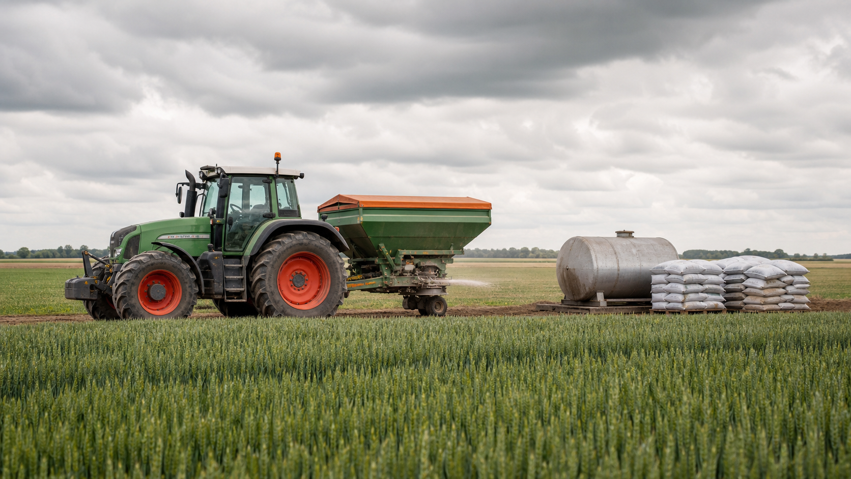 Insumos agrícolas na França têm alta de 9,1% em abril de 2026