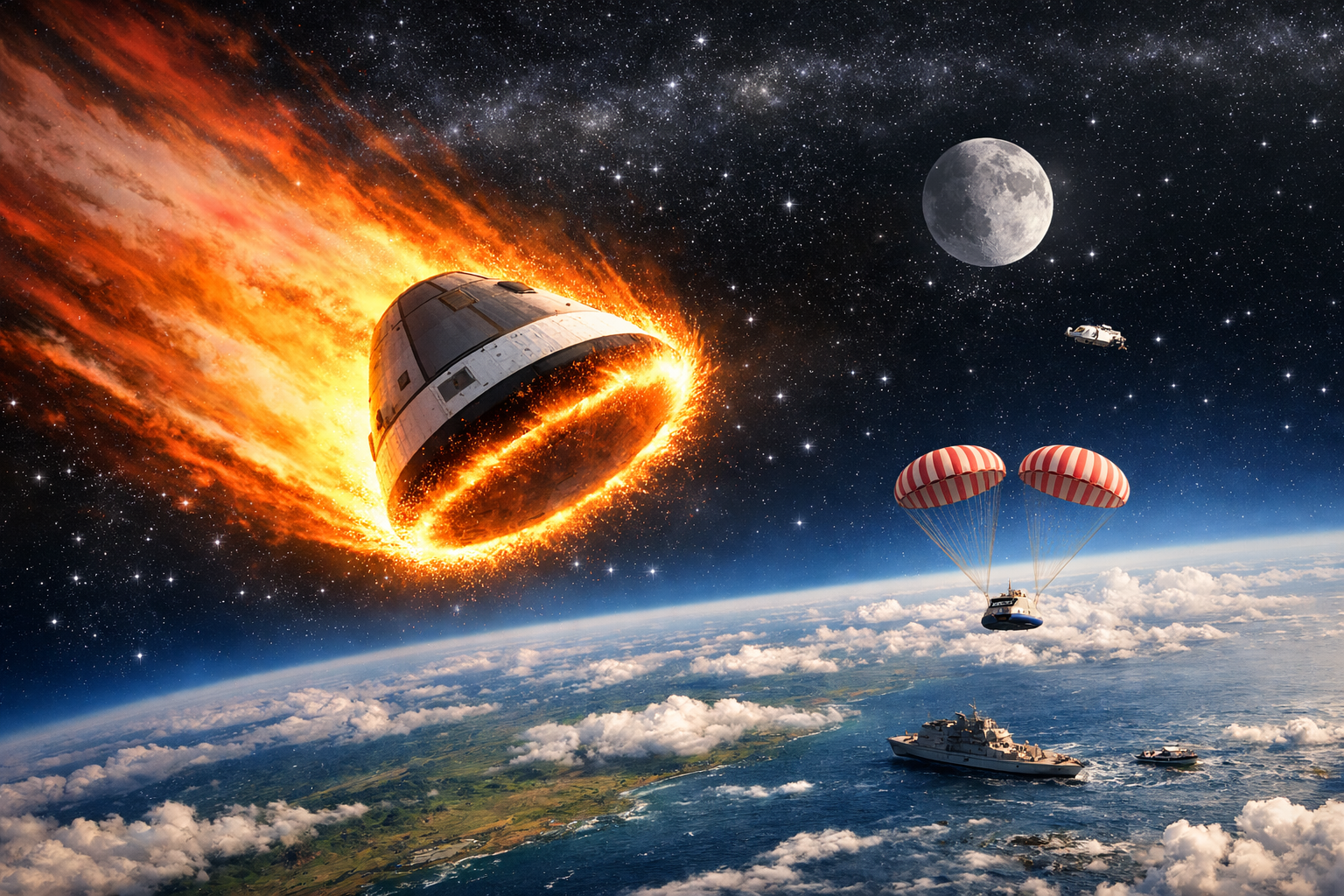 Hora da chegada da Artemis 2 na Terra: veja o horário