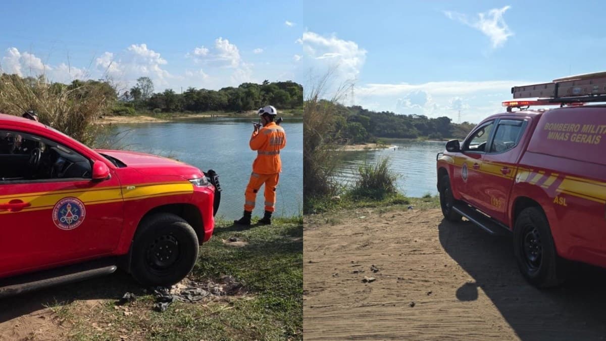 Meninas são resgatadas em lagoa de Betim após se afogarem