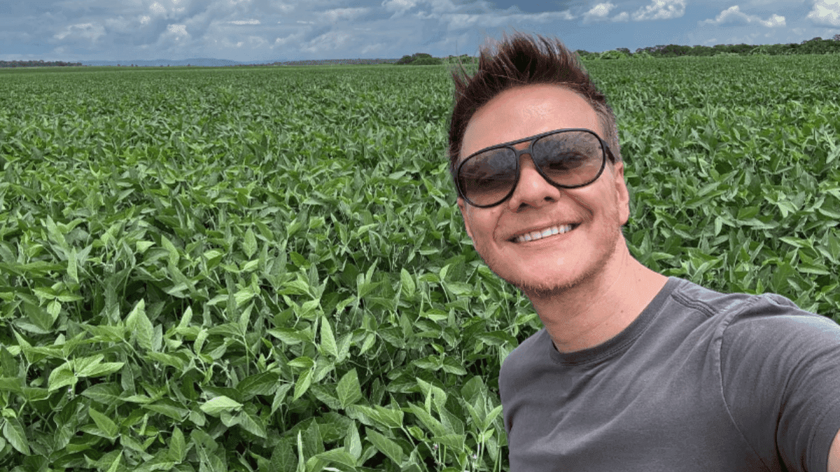 Michel Teló administra fazenda com gado e grãos no Mato Grosso do Sul