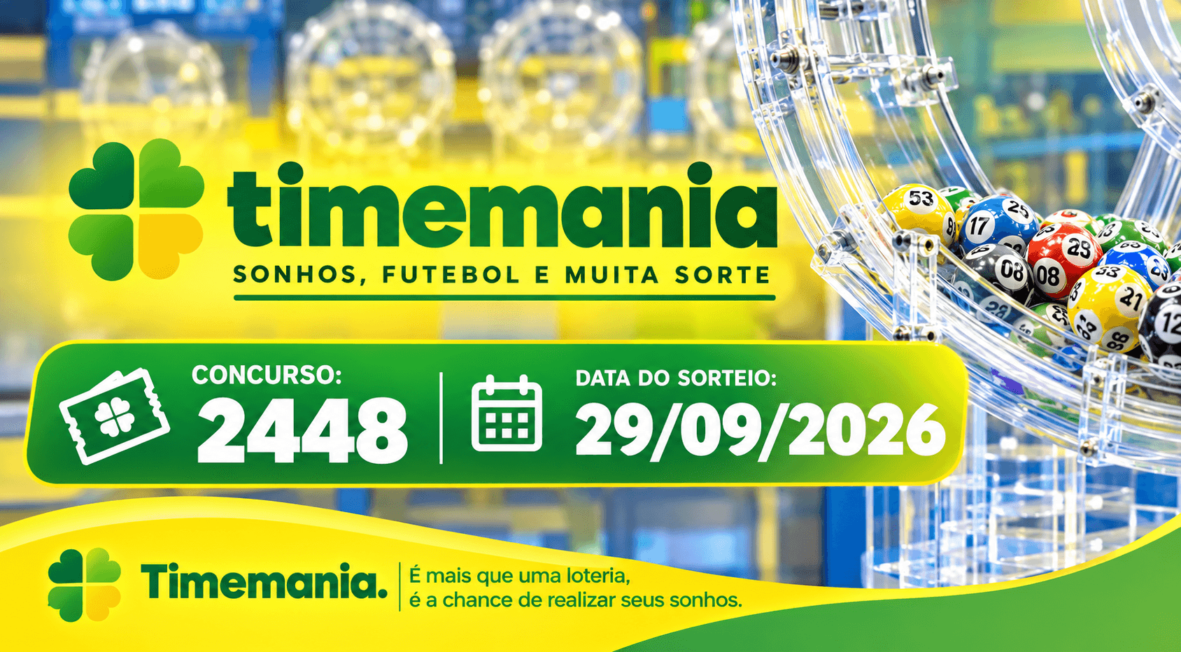 Resultado da Timemania de hoje: veja os números sorteados no concurso 2448