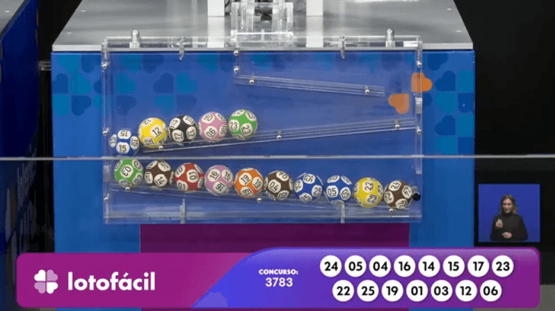 Resultado da Lotofácil de hoje: veja os números sorteados no concurso 3783