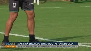 Maringá se prepara para enfrentar o Botafogo PB em jogo fora de casa