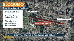 Mudanças no trânsito em Curitiba: Obras na Rua Vital Brasil por 60 dias