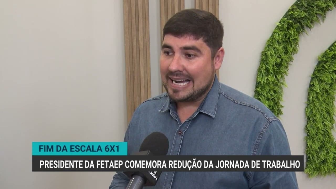 Liderança rural celebra redução da jornada de trabalho no Paraná