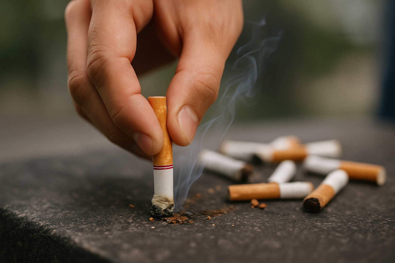 Brasil é o 4º em contaminação das praias por bitucas de cigarro