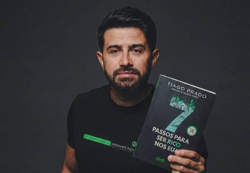 Tiago Prado lança livro sobre prosperidade nos EUA