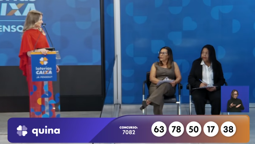Resultado da Quina 7082 hoje (03/08): confira as cinco dezenas sorteadas