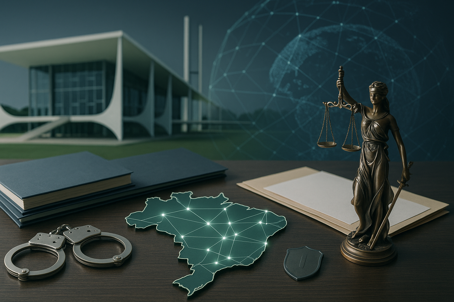 Hugo Motta defende parceria para combater crime organizado no Brasil