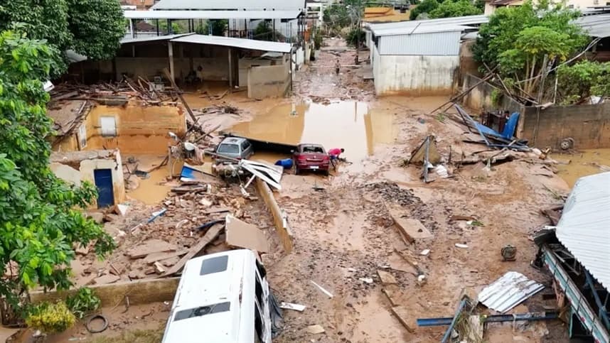 Aumento do número de óbitos devido às chuvas intensas