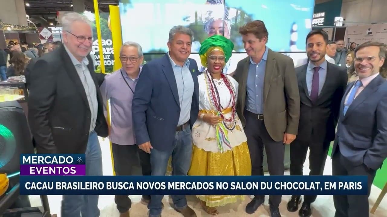 Cacau brasileiro se destaca no Salon du Chocolat em Paris