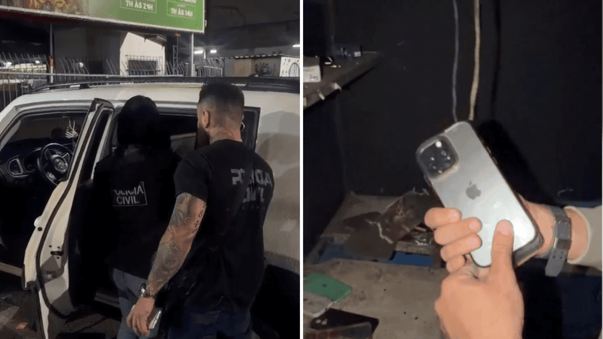 Polícia Civil prende quatro em operação contra furto de celulares