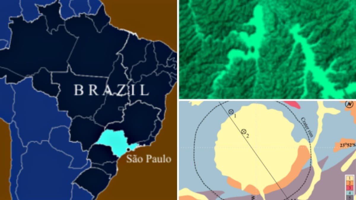 Estudo revela origem de cratera em Parelheiros por impacto de asteroide