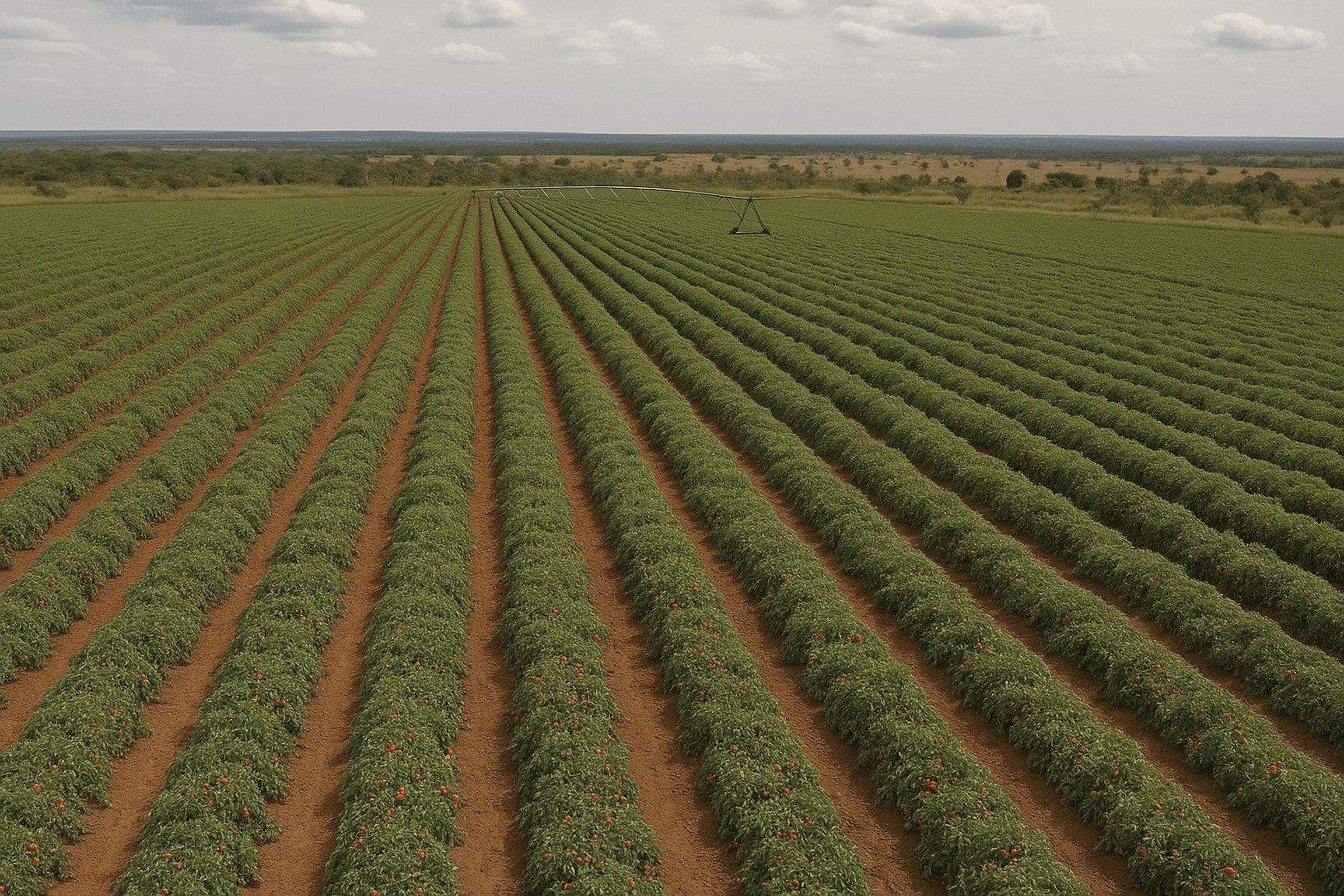Mapa inclui tomate para processamento no zoneamento agrícola de risco