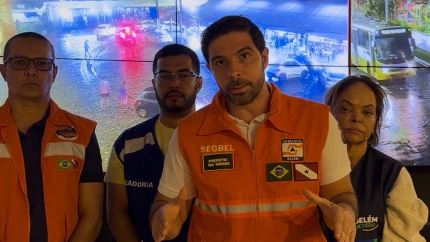Belém enfrenta estado de emergência após chuvas intensas