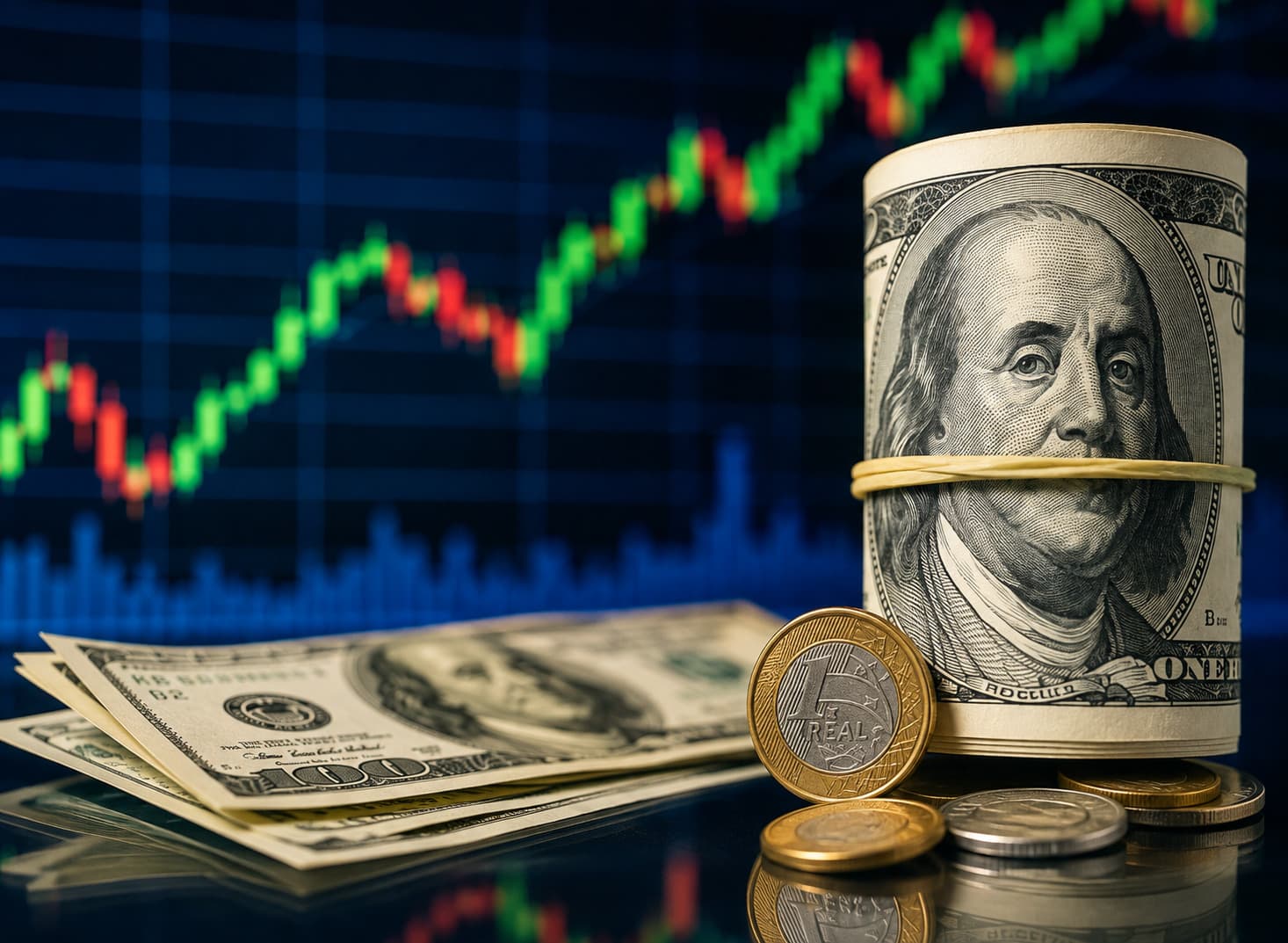 Cotação do dólar hoje: dólar comercial opera perto de R$ 5,16 após leilões do BC e com olhos em Jackson Hole