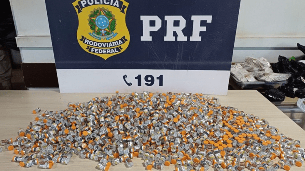PRF apreende 1.717 ampolas de Tirzepatida em Goiás
