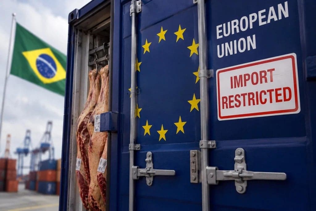 UE suspende compras de produtos brasileiros; PIB agro cresce 6,8%
