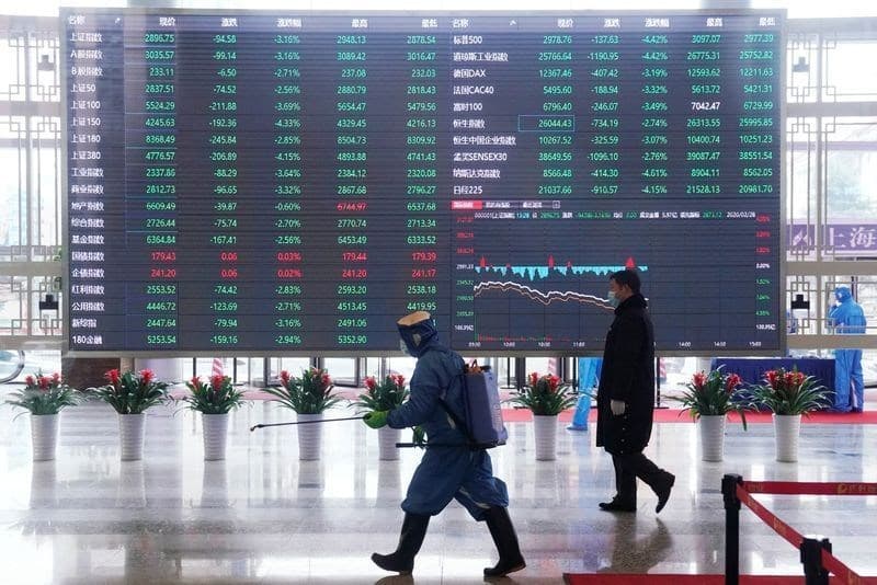 Mercados Asiáticos Encerram em Direções Opostas com Queda na Coreia do Sul