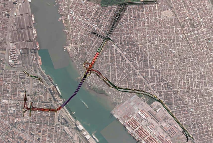 TCU deve liberar recursos para túnel Santos-Guarujá nesta semana