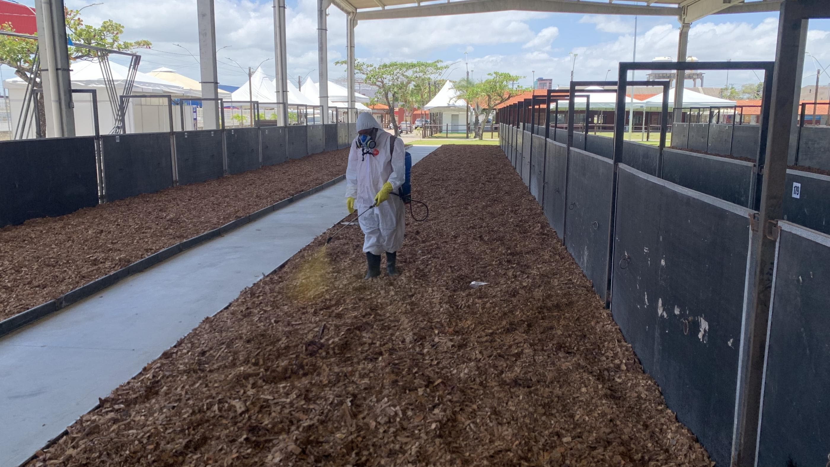 Maceió realiza desinfecção para a Expoagro 2026