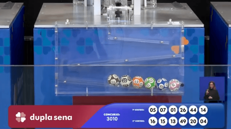 Resultado da Dupla Sena de hoje: veja os números sorteados no concurso 3010