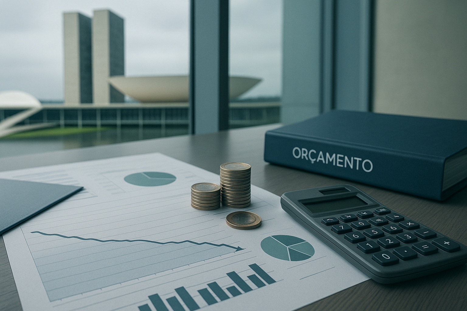Déficit primário no Brasil é projetado em 0,50% do PIB até 2026