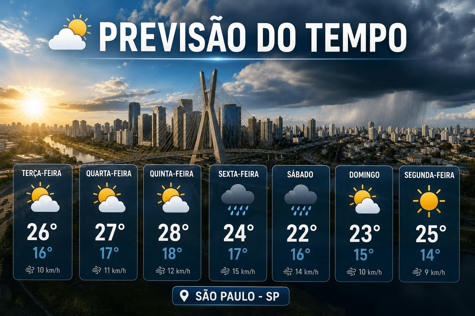 Previsão do tempo: massa de ar frio derruba temperaturas no Brasil nesta sexta-feira (21)