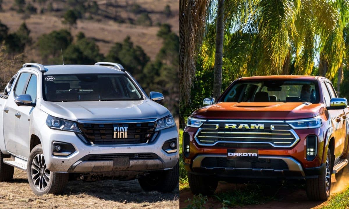 Stellantis realiza recall de picapes Fiat Titano e Ram Dakota