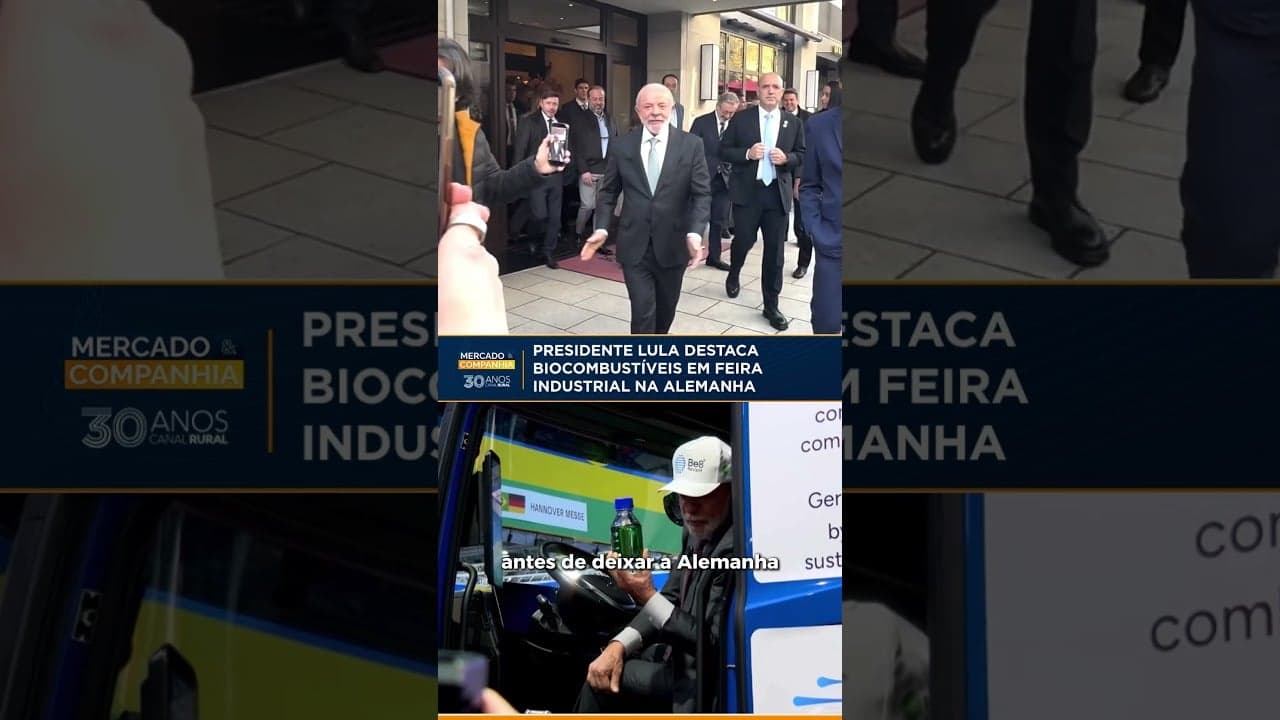 Lula destaca avanço dos biocombustíveis na Hannover Messe