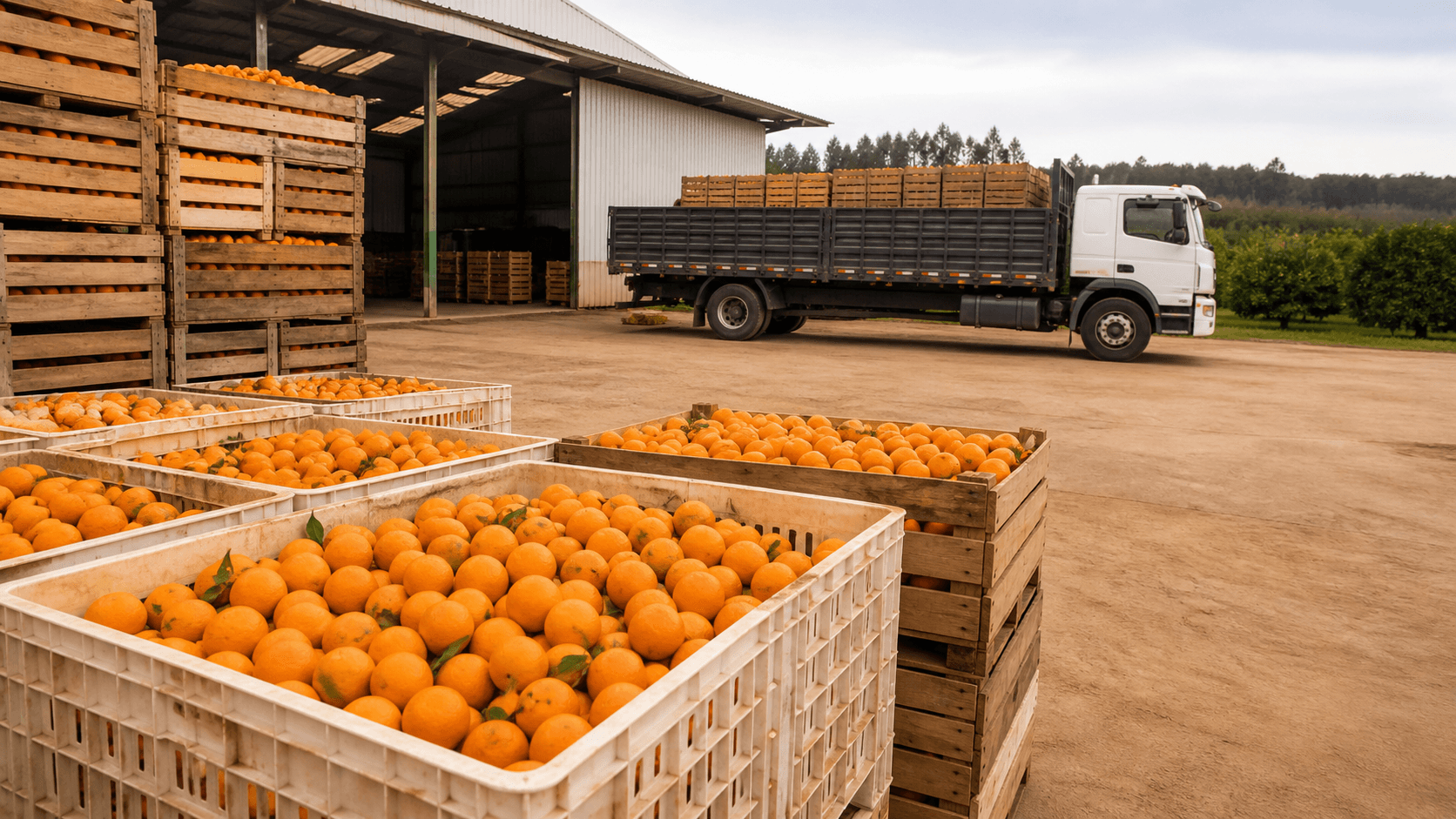 Conab inicia leilões para escoamento da laranja em 2026