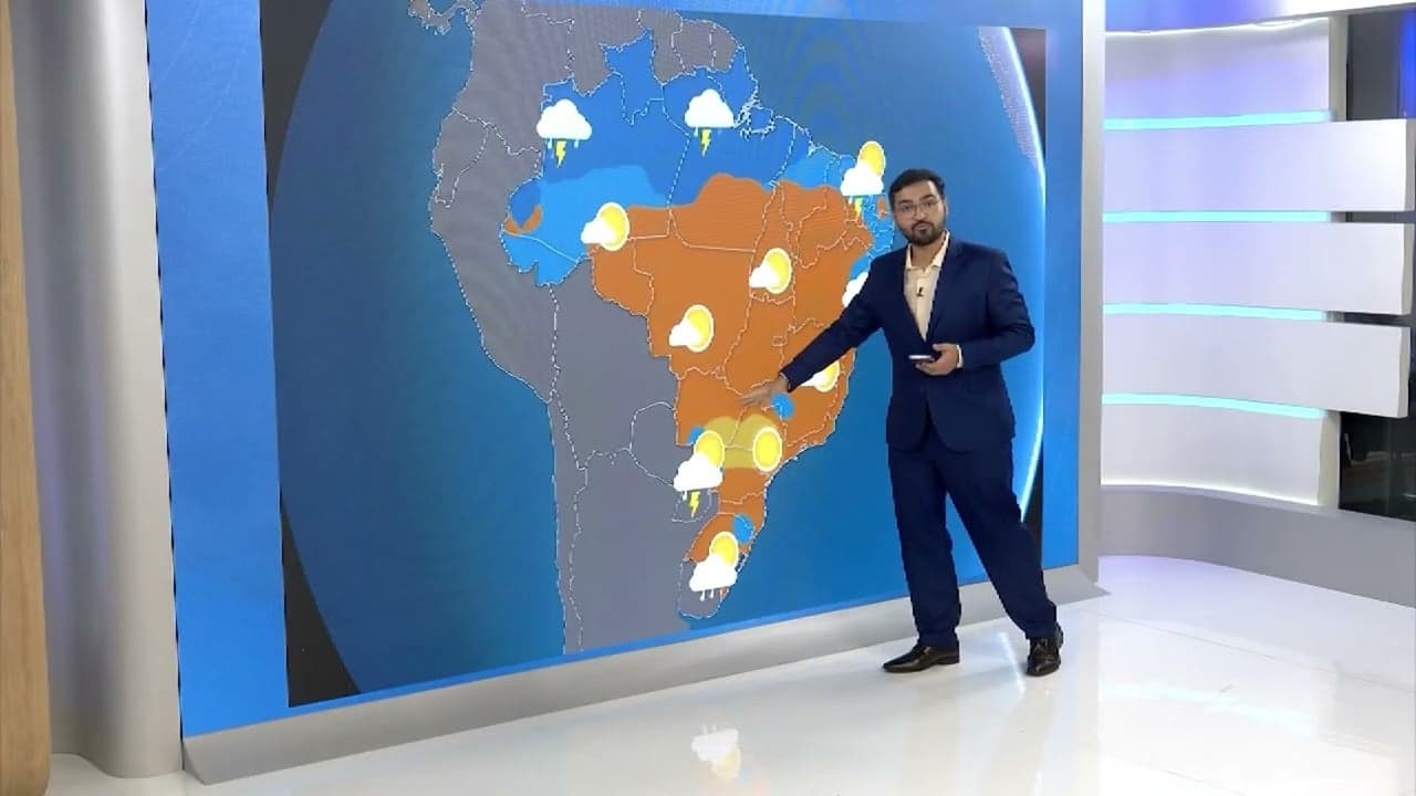 Frente fria provoca temporais no sul do Brasil neste fim de semana