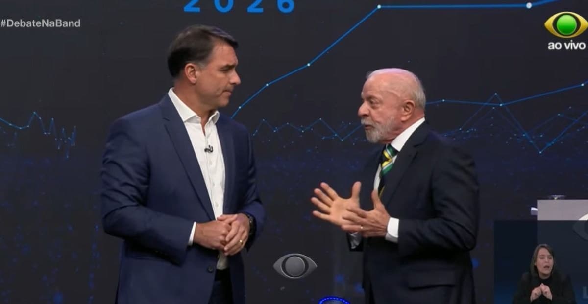Debate entre Lula e Flávio Bolsonaro é marcado por acusações e promessas