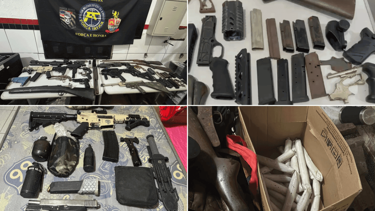 Homem é preso com arsenal em operação da PM em Guarujá