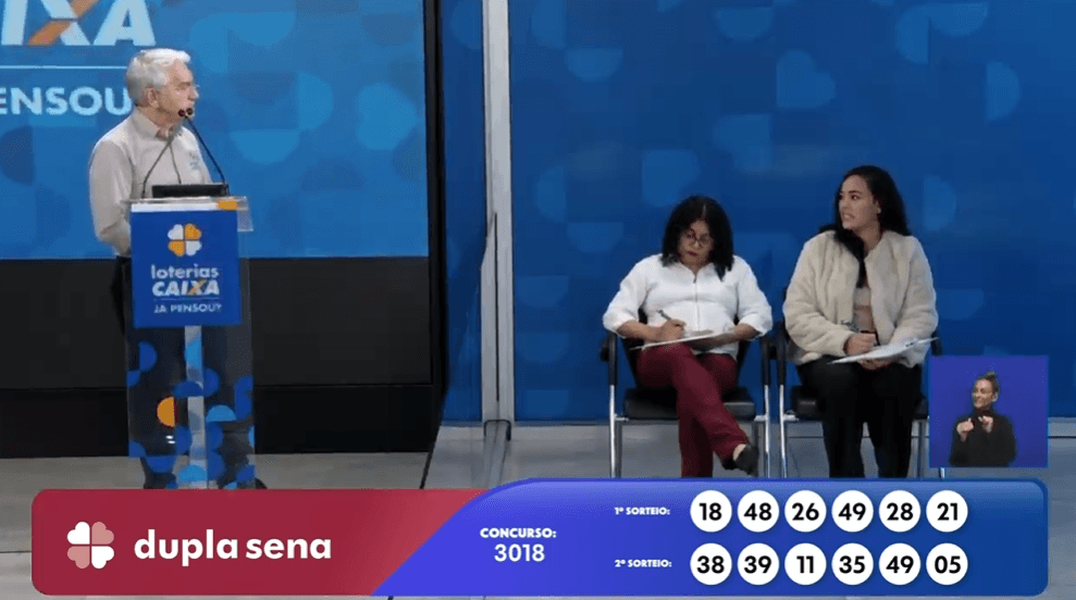 Resultado da Dupla Sena de hoje: veja as dezenas do concurso 3018