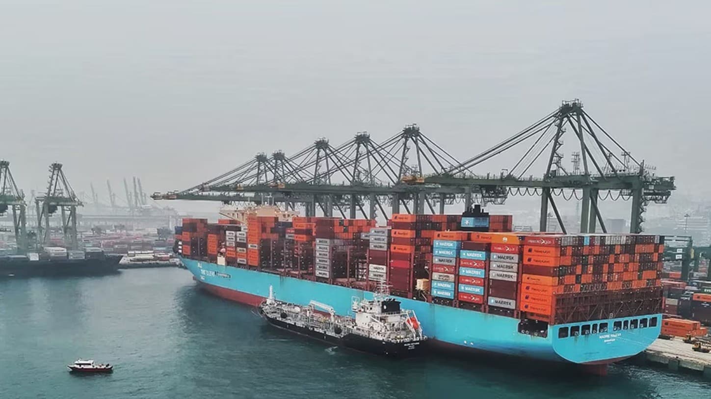 Maersk realiza primeiro abastecimento comercial com etanol em navio