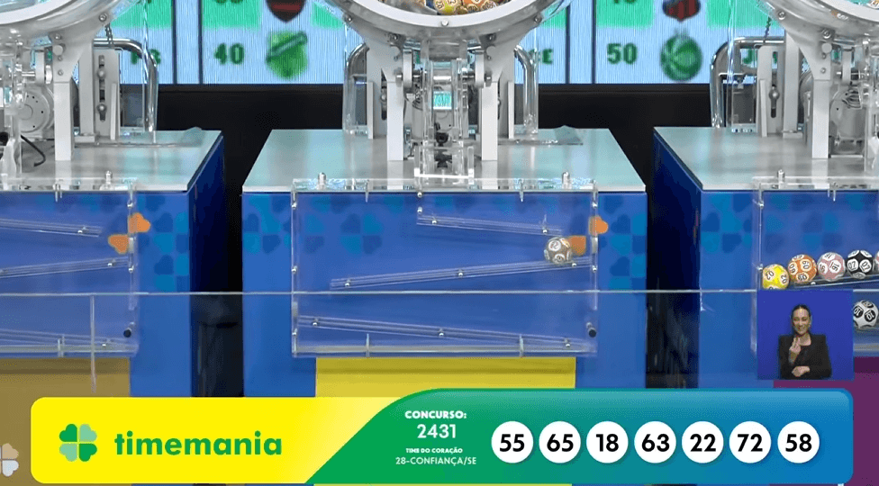 Resultado da Timemania 2431: confira os números sorteados