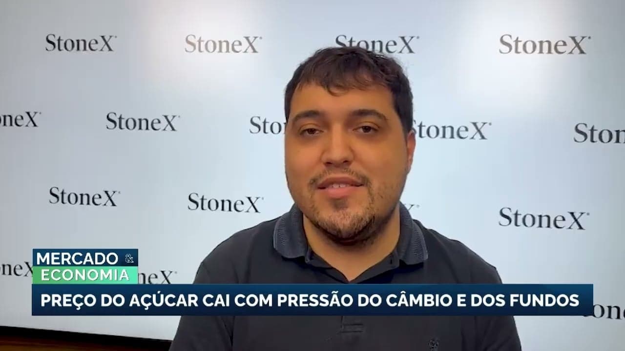 Queda no preço do açúcar é impulsionada por desvalorização do real