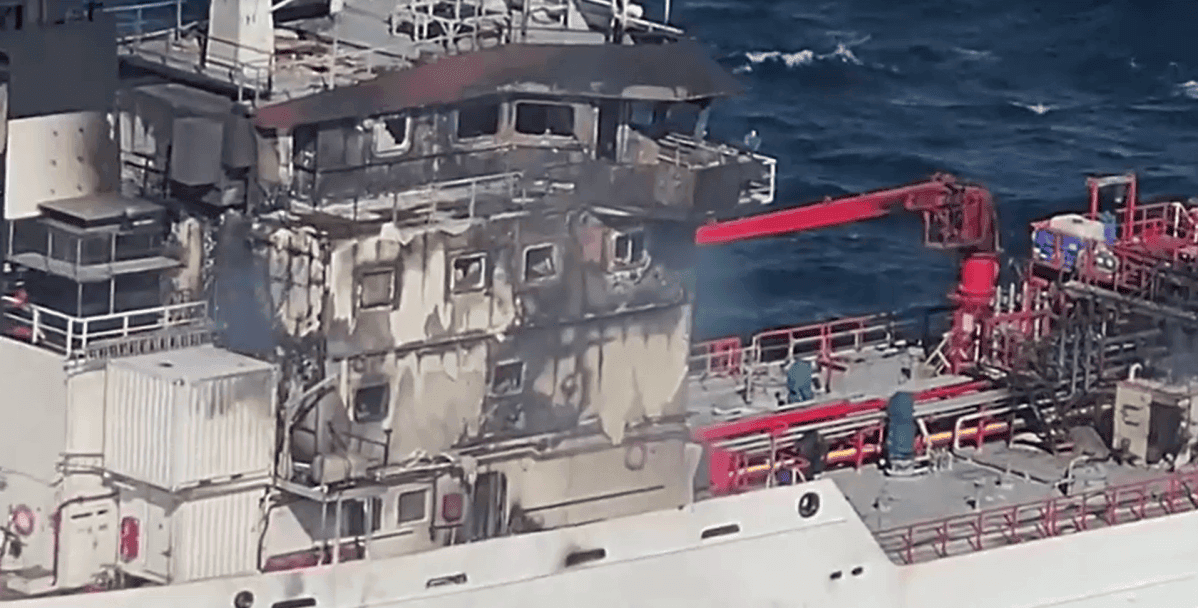 Navio Khoryv afunda no Mar Negro após ser atingido por drone