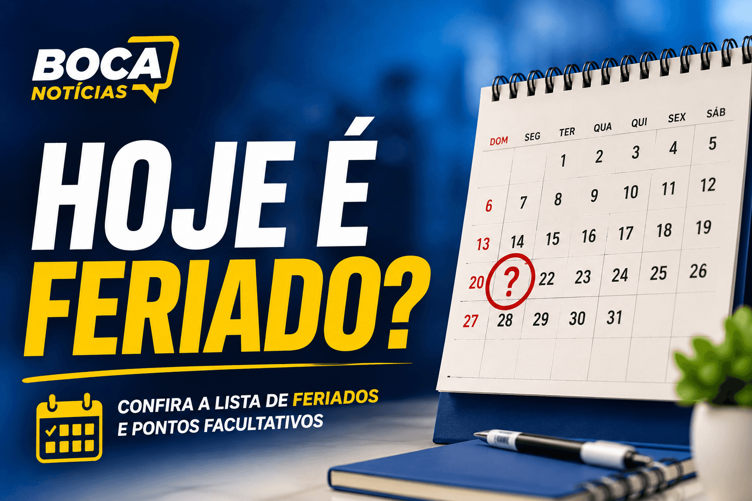 Hoje é feriado? Confira a situação desta terça-feira (04/08) no Brasil