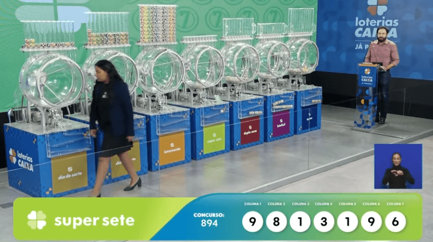 Resultado do Super Sete: confira os números sorteados no concurso 894