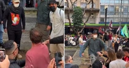Tensão entre vereadores e estudantes em protesto em SP