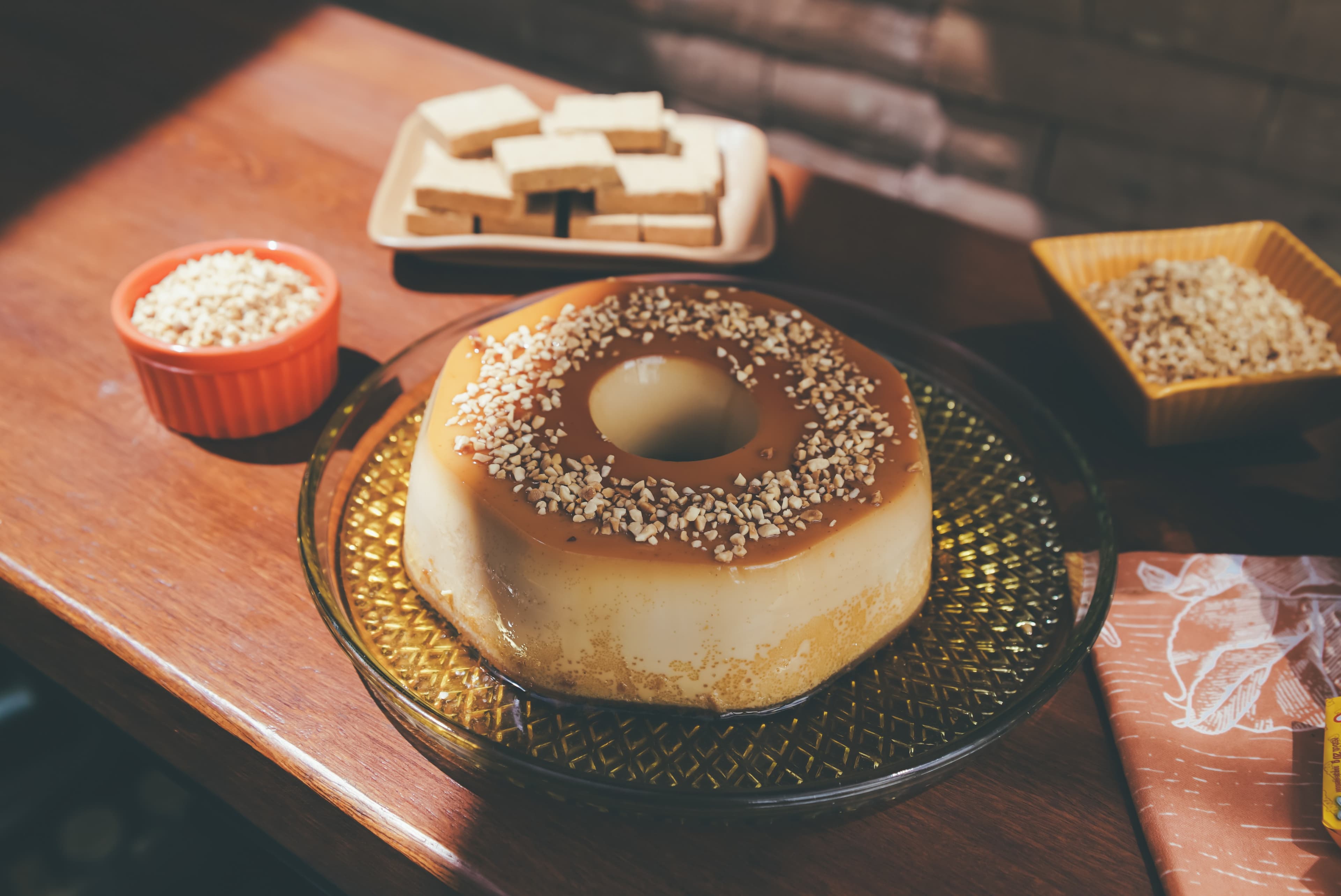 Pudim de Amendoim: Inovação na Sobremesa Clássica