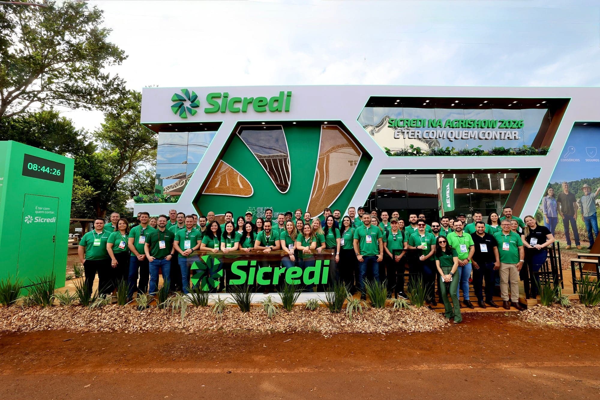 Sicredi revela crescimento no crédito rural durante Agrishow 2026