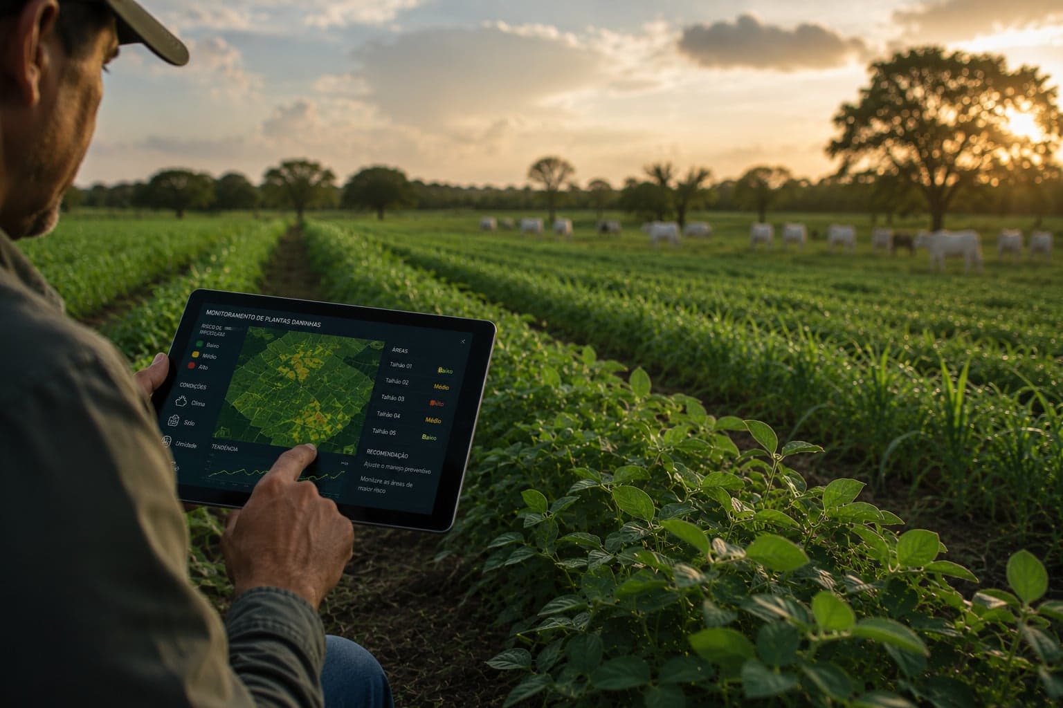 Inteligência artificial otimiza manejo de plantas daninhas na agricultura