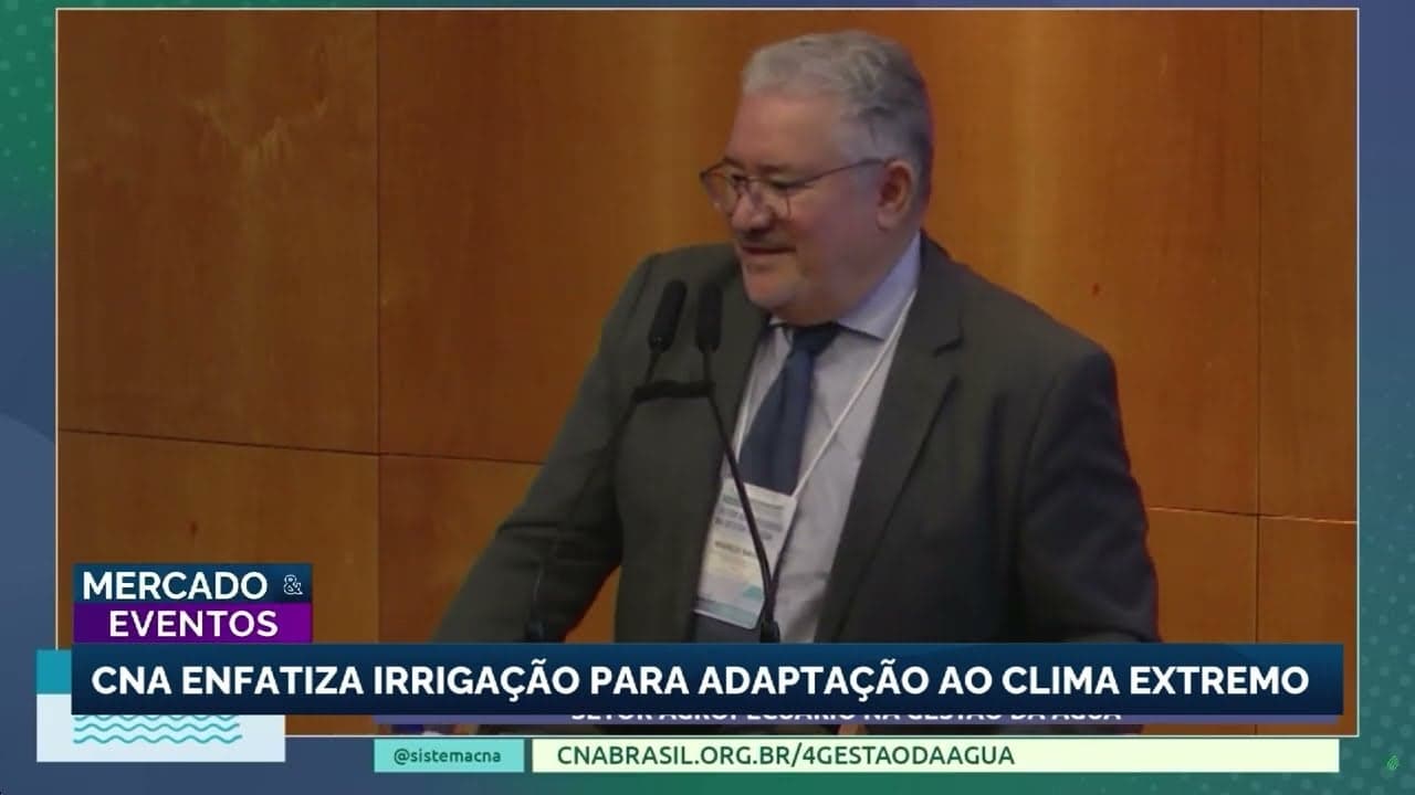 CNA discute irrigação para segurança alimentar em workshop